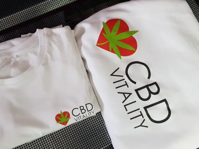 CBD Vitality Organic Hoodie and T-shirts