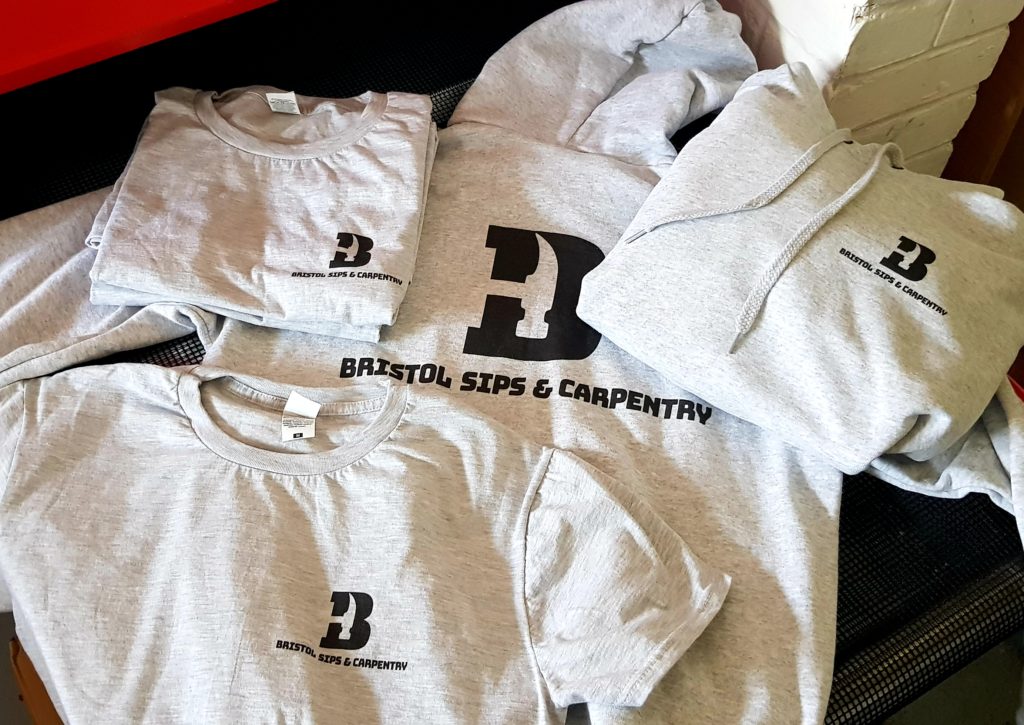 T shirt embroidery bristol on sale