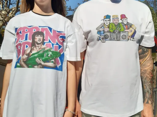 Zennablade art on T-shirt