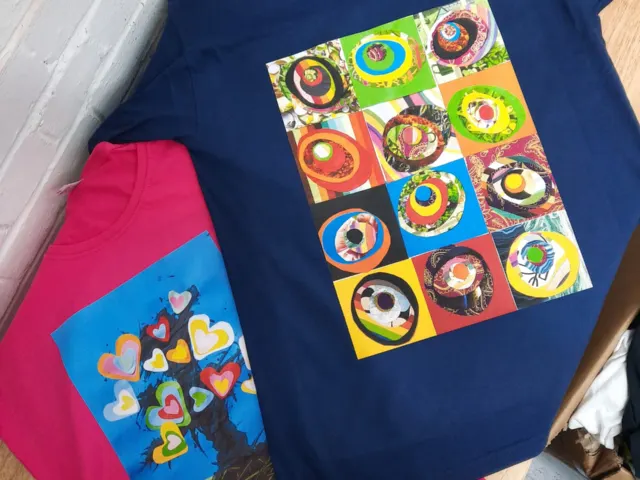 custom printed t-shirts fast to london