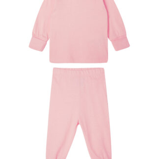 Pink organic baby pyjamas