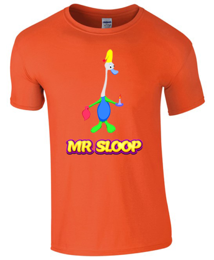 Mr Sloop Orange t-shirt