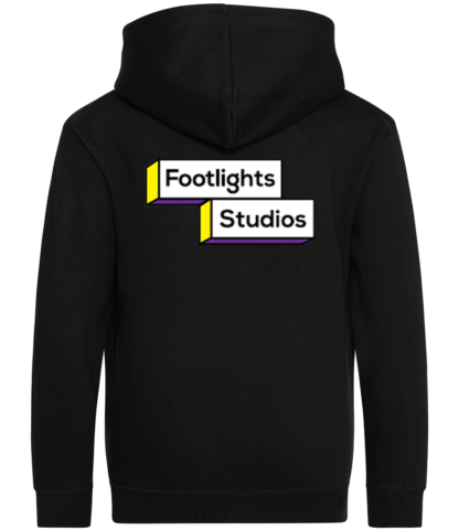 Footlights adult hoodie back