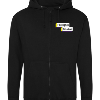 Footlights adult hoodie front