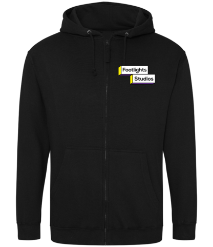 Footlights adult hoodie front