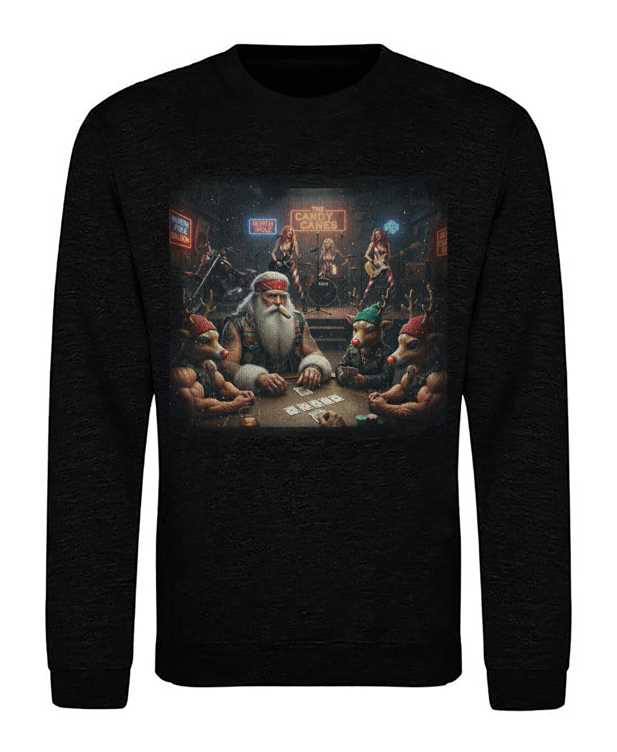 Printed Christmas Jumper