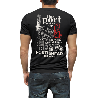 The Port/ Portishead Brewing T-Shirt Tank to Tap