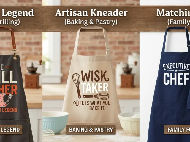Custom print aprons