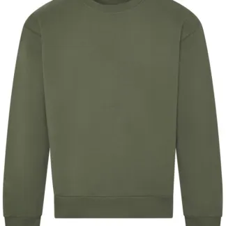 earthy green heavy sweater front